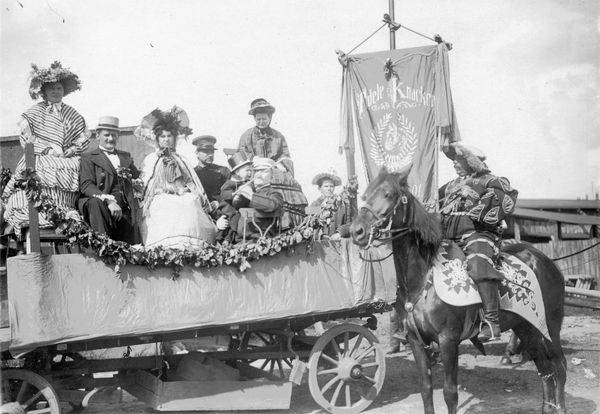 Wagen b.Festumzug ''Fidele Knacker''/1906 von 