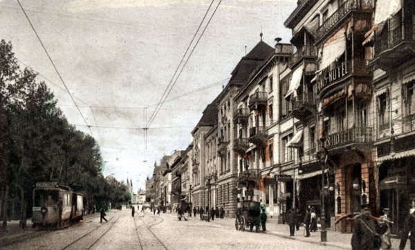 Wiesbaden, Rheinstraße von 