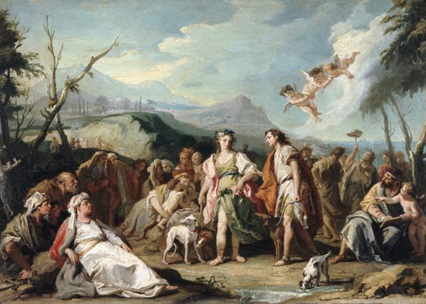 Xenophon, Anthia u.Abrokomes / Tiepolo von 