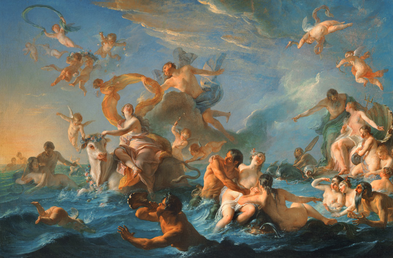 The Abduction of Europa von Noel Coypel
