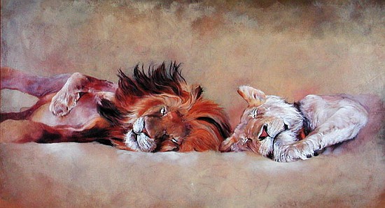 Siesta, 1999 (acrylic on canvas)  von Odile  Kidd