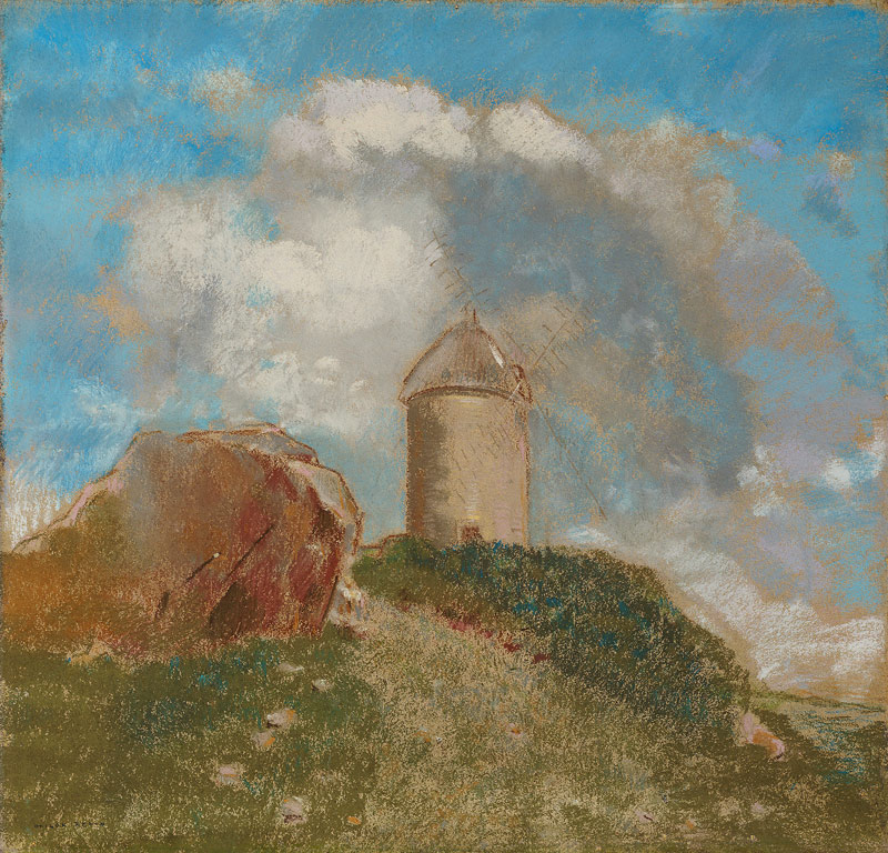 Die Windmühle von Odilon Redon
