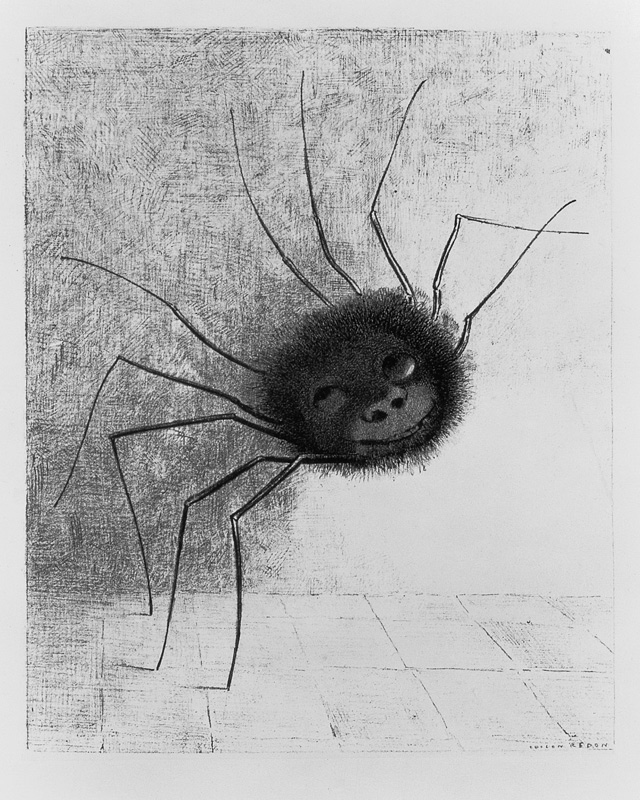 The Laughing Spider, c.1881 (litho) von Odilon Redon