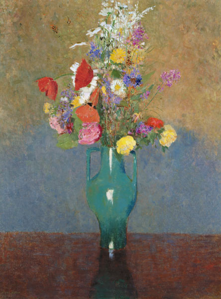 The Green Vase von Odilon Redon