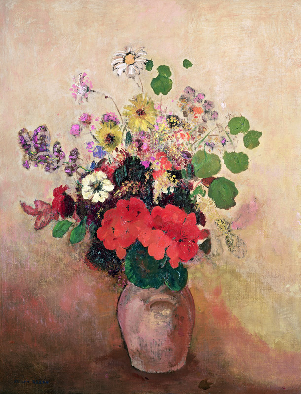 Vase of Flowers von Odilon Redon
