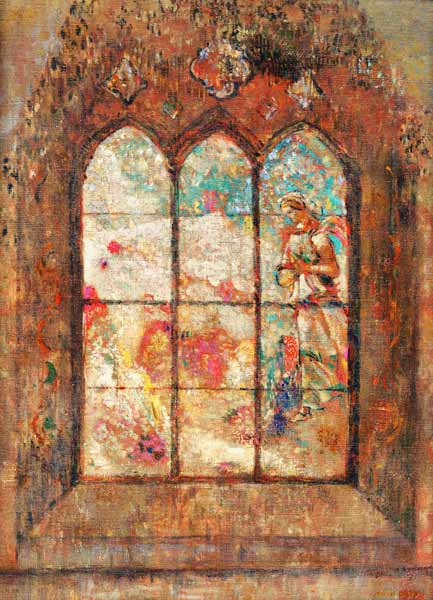 Gothic Apparition von Odilon Redon