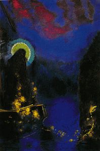 Die hl. Jungfrau mit dem Heiligenschein von Odilon Redon