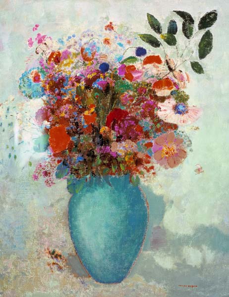 Die Türkisvase von Odilon Redon