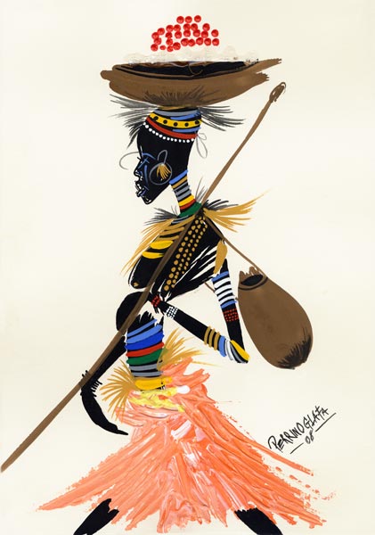 Village Treck 4 von  Oglafa Ebitari  Perrin