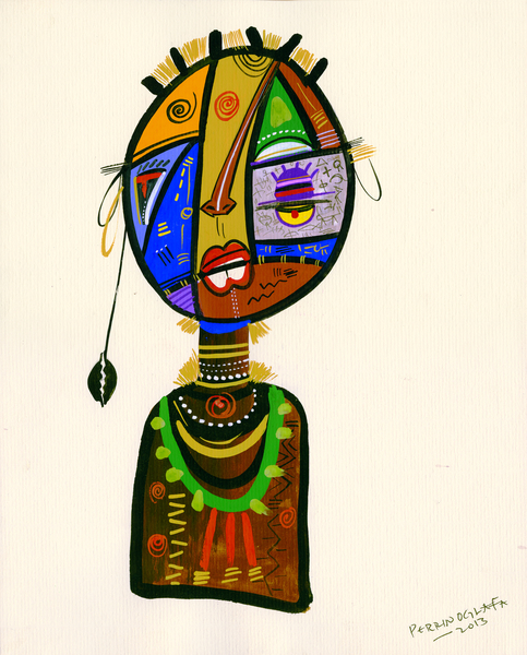 Poetic Faces von  Oglafa Ebitari  Perrin