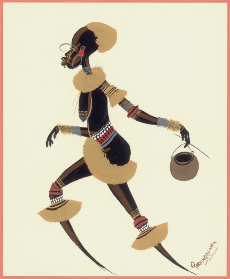 Raffia Woman von  Oglafa Ebitari  Perrin