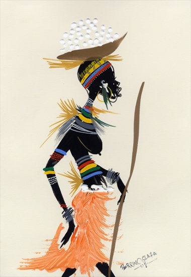 Village Treck 3 von  Oglafa Ebitari  Perrin