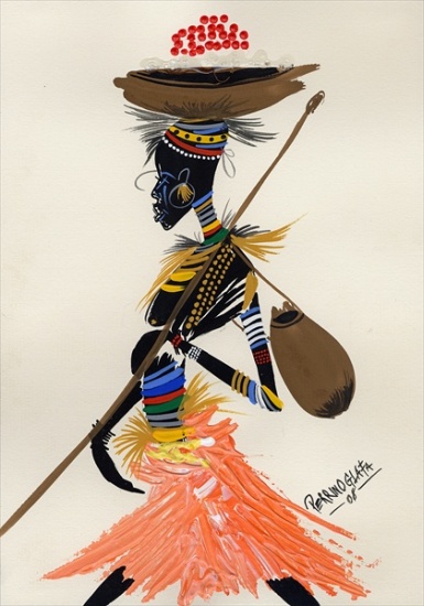 Village Treck 4 von  Oglafa Ebitari  Perrin