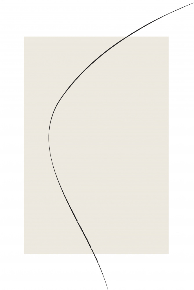 Beige Abstracta von Oju Design