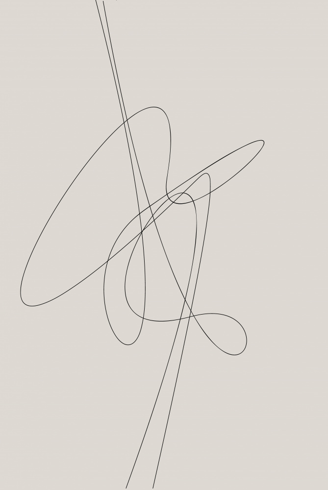 Brown Abstract von Oju Design