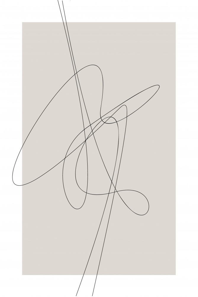 Brown Abstract von Oju Design