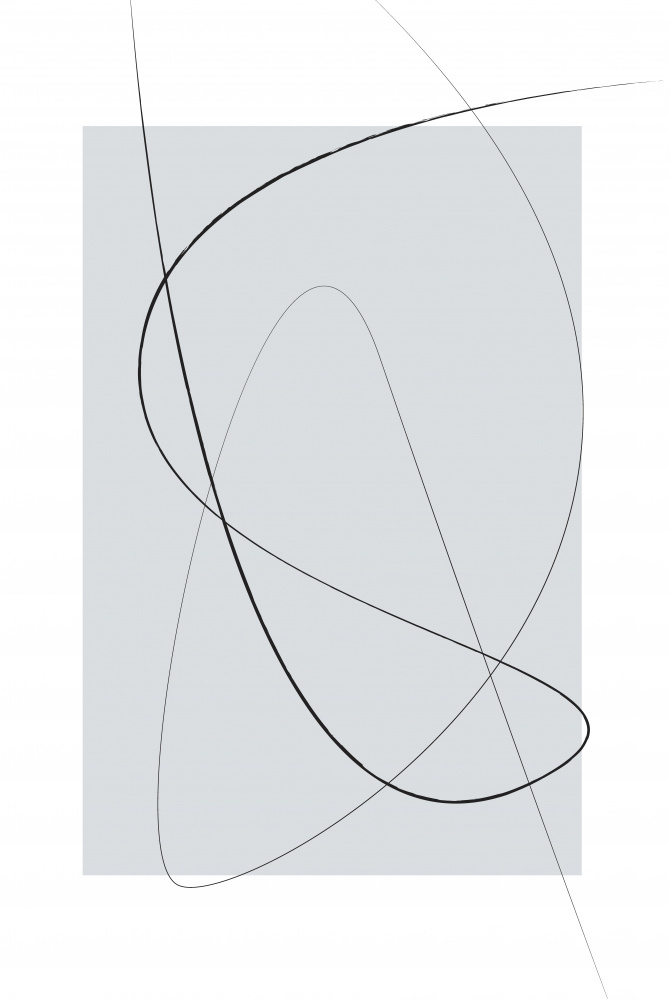 Gray Abstracta von Oju Design