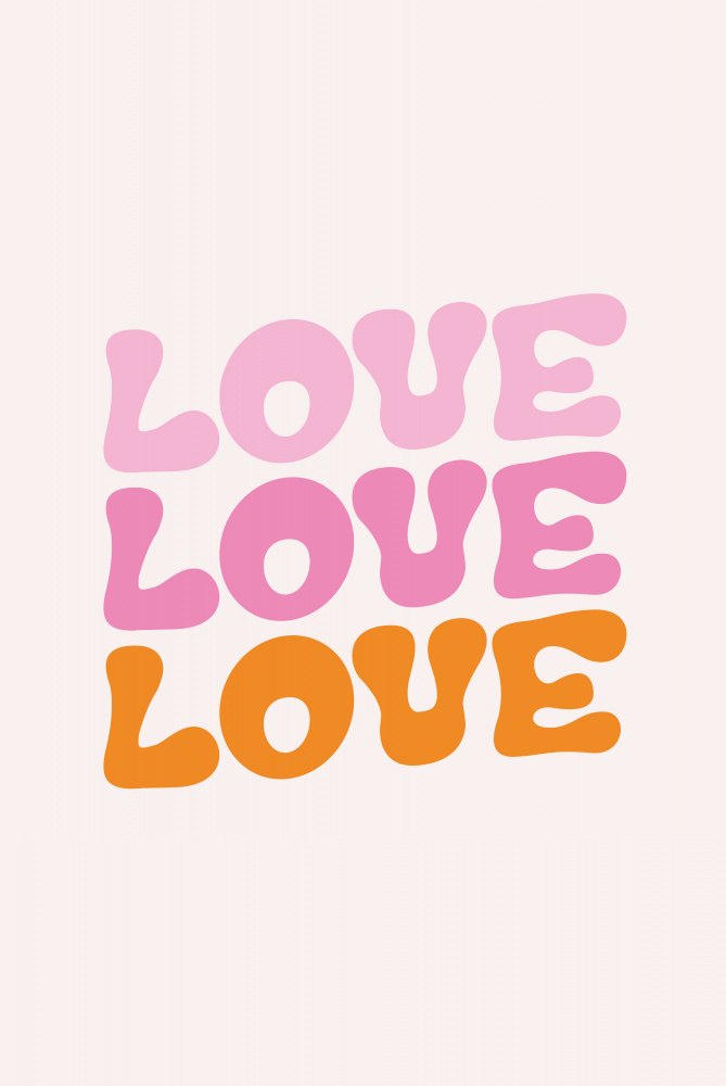 Retro Love von Oju Design