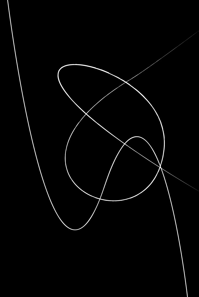 Black Abstract von Oju Design