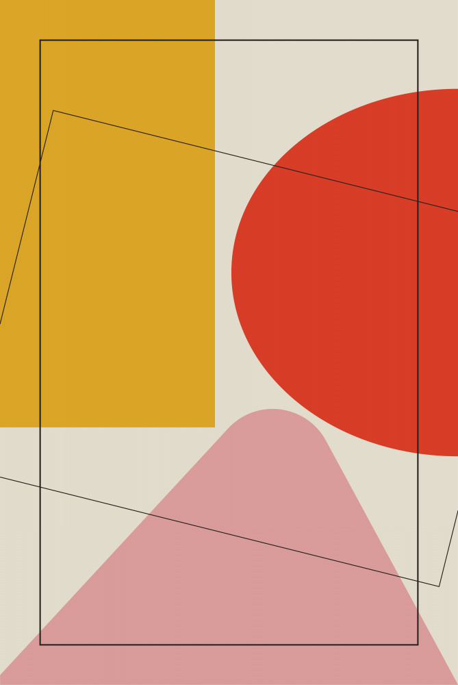 Four Triangles von Oju Design