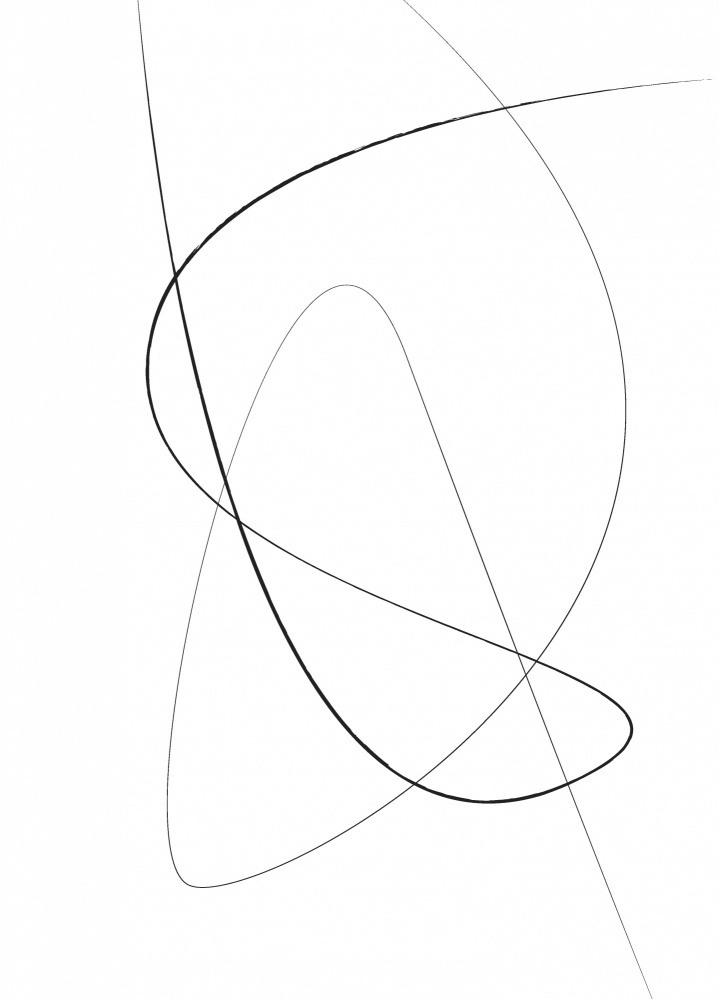 White Abstract von Oju Design