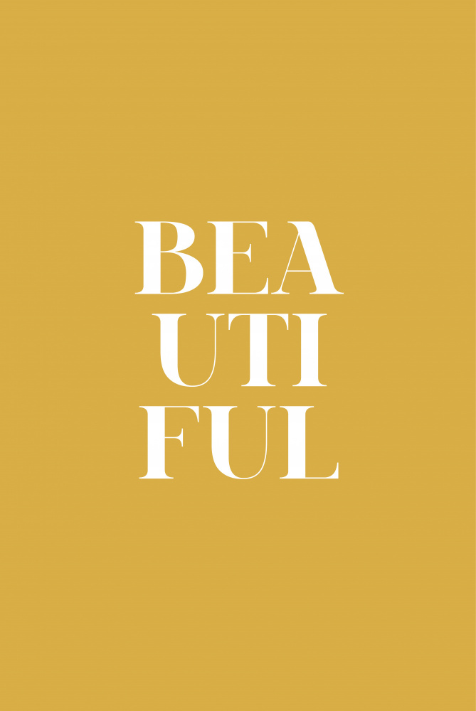 Beautiful Mustard von Oju Design