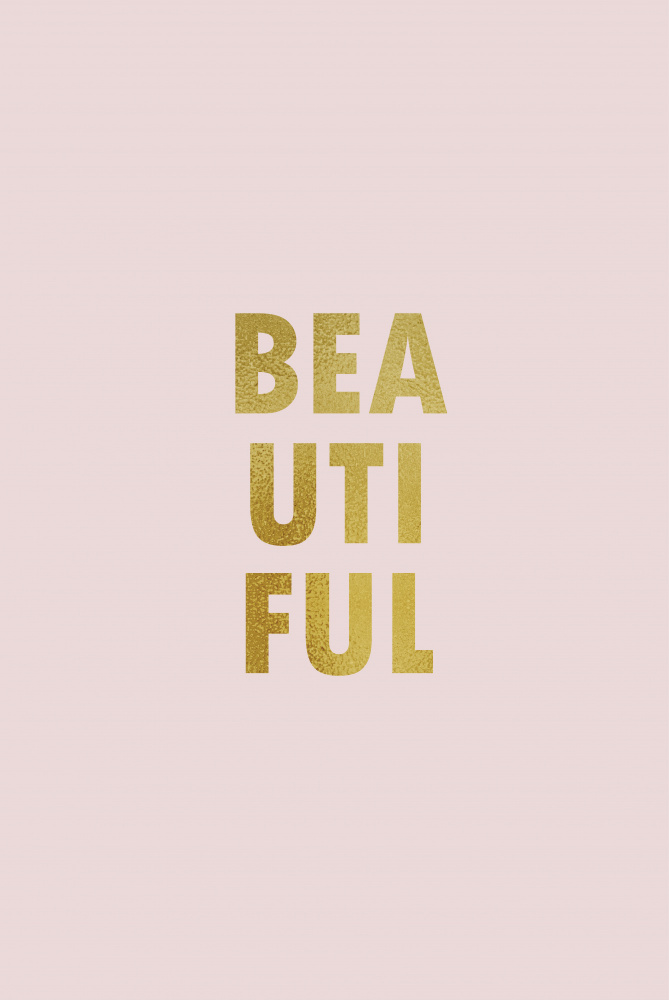 Beautiful Pink Gold von Oju Design