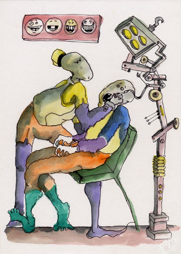 Beim Zahnarzt von Olege Kouvaev