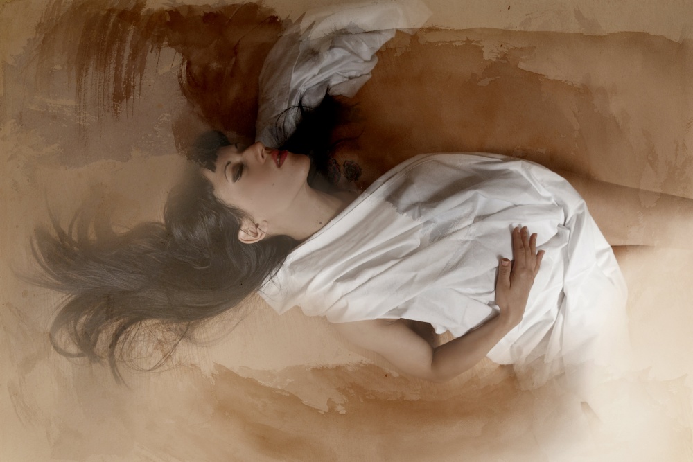 brown &amp; white von Olga Mest