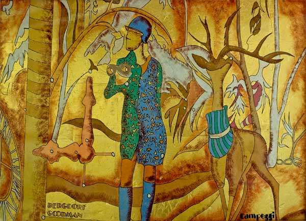 Woman & Deer Bergdorf & Goodman - Série NY von Olivier Campeggi