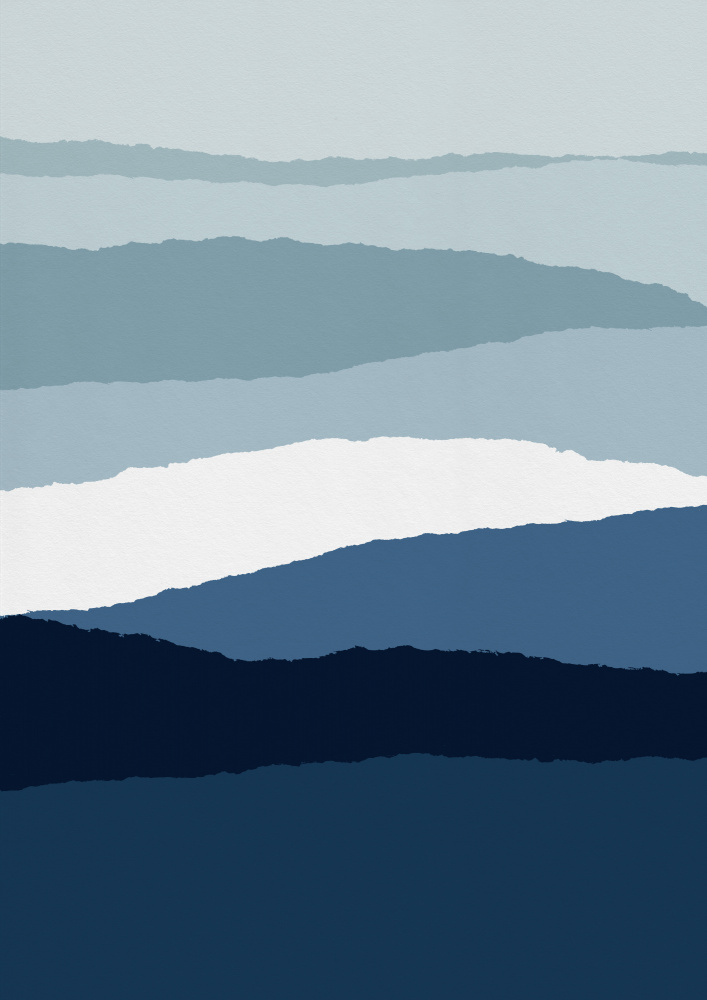 Blue Abstract II von Orara Studio