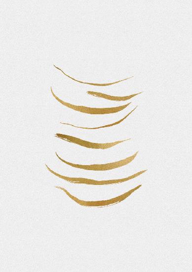 Minimalist Gold Painting