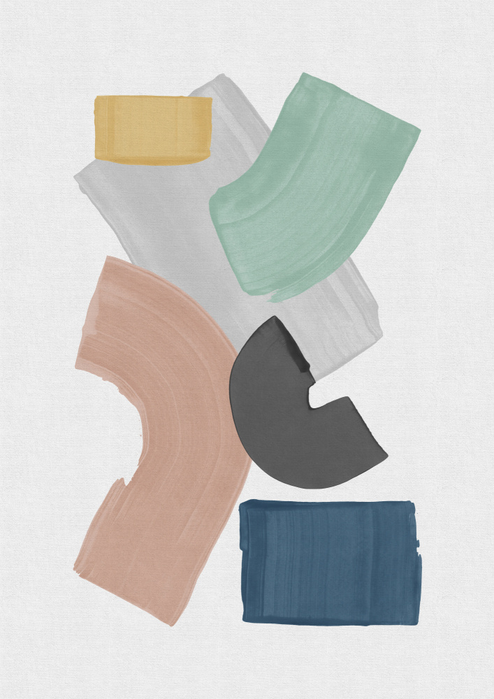 Pastel Paint Blocks von Orara Studio