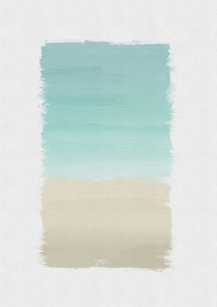 Turquoise Abstract von Orara Studio