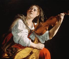 Young Woman with a Violin