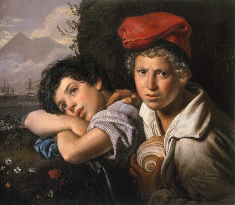 Neapolitanische Fischerjungen von Orest Adamovich Kiprensky