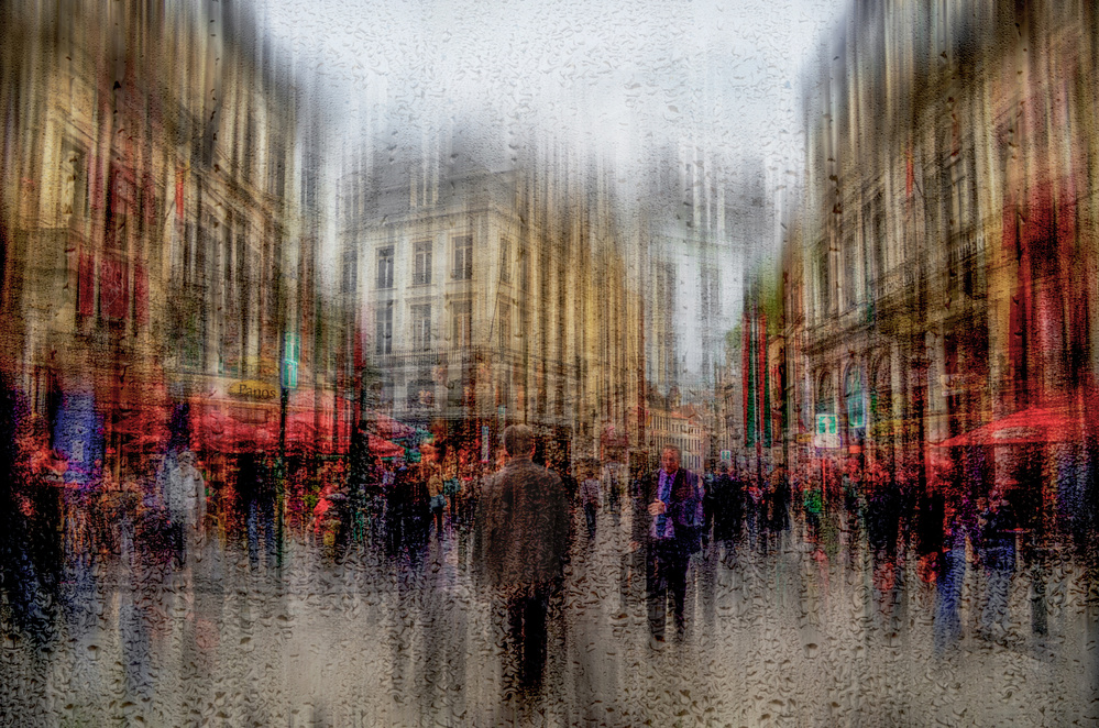 Through the Flower Shop window von Orkidea W.
