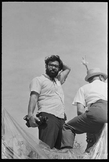 Francis Ford Coppola on set of Finians Rainbow