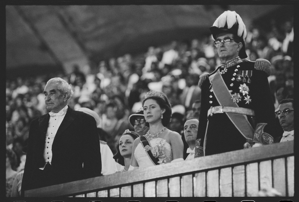 Princess Margaret and Prime Minister Bustamante celebrating Jamaican Independence von Orlando Suero