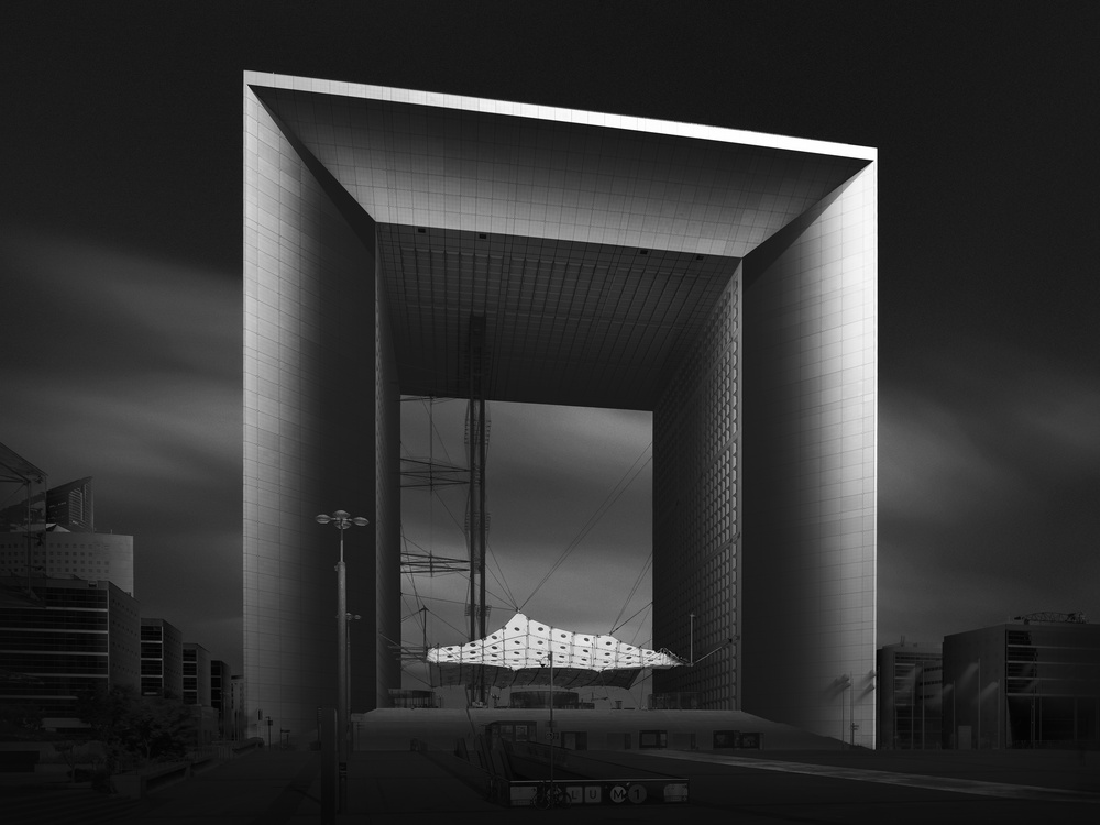 Grande Arche - Enlighted von Oscar Lopez
