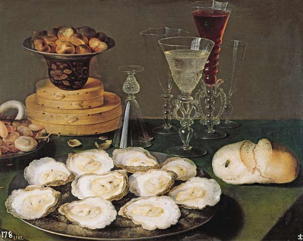 Still Life with Oysters and Glasses von Osias Beert I.