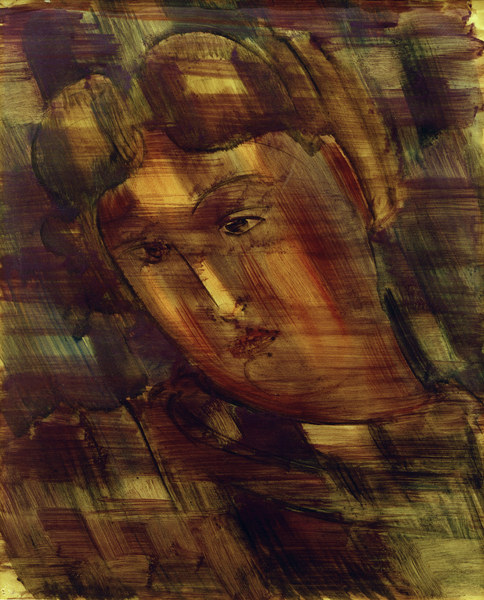 Kleiner Kopf nach links von Oskar Schlemmer