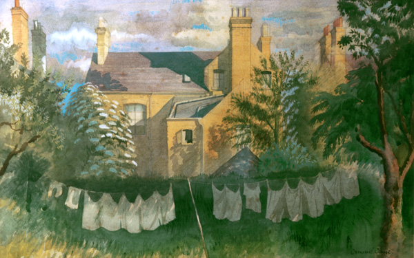 Washing at No. 25, Kingston von  Osmund  Caine