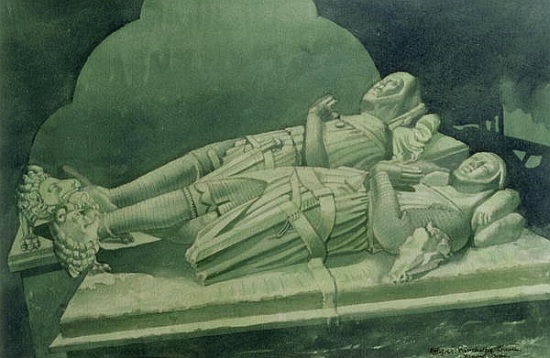 Effigies, Winchelsea Church von  Osmund  Caine