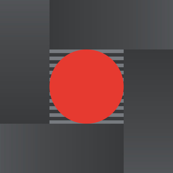 Quadrat mit rotem Punkt von Otmar Grissemann