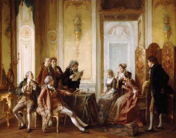 Die Verlesung des Testamentes. von Otto Erdmann