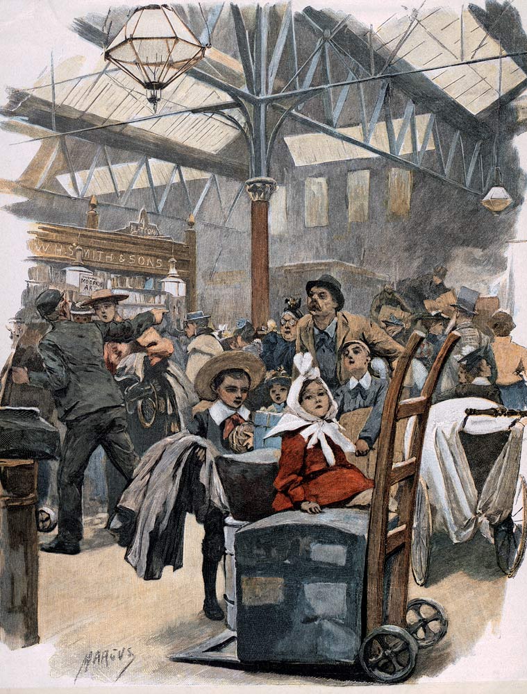 London, Victoria Station von Otto Marcus