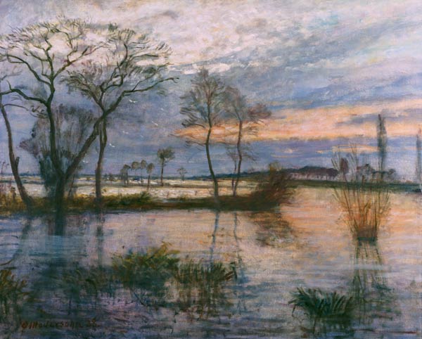 Abend an der Wümme von Otto Modersohn