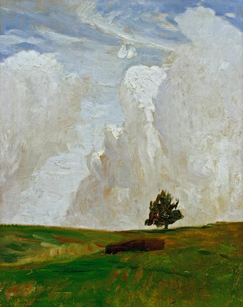 Wolkenberge von Otto Modersohn