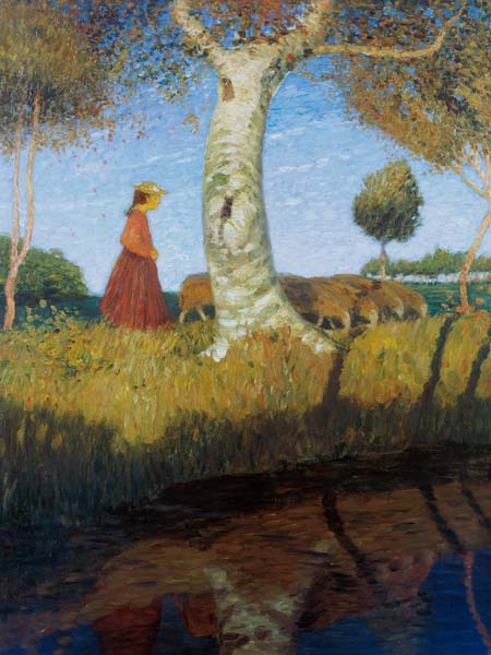Sonniger Herbsttag von Otto Modersohn